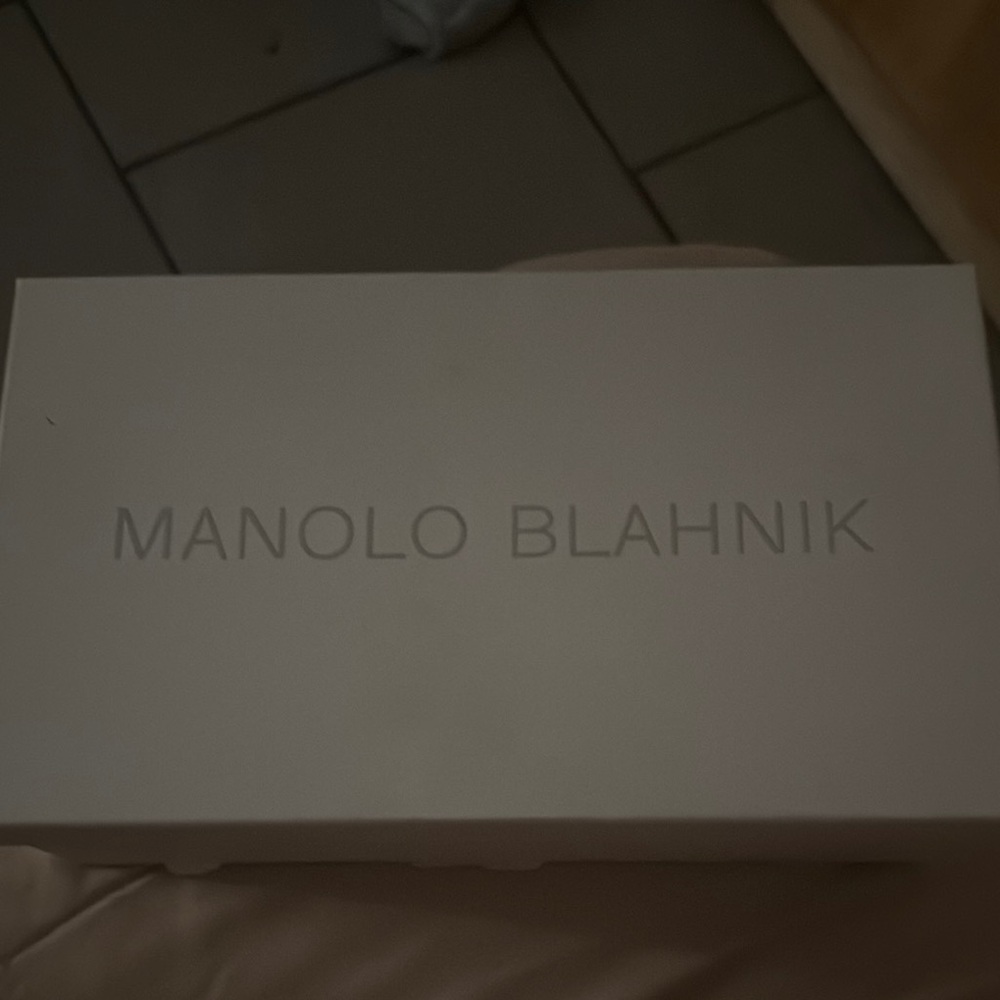 Manolo Blahnik White Shoe Box